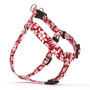 Aloha Red Floral Step-In Dog Harness