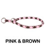 Braided Rope Multi Color Training Dog Slip Collar