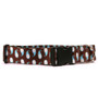 2 Inch Wide Brown Paisley Dog Collar