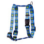 Blue Blocks Roman Style "H" Dog Harness