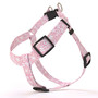 Pink Lace Flowers Step-In Dog Harness