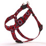 Red Lace Flowers Step-In Dog Harness