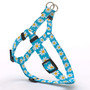 Blue Daisy Step-In Dog Harness