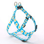 Blue Daisy Step-In Dog Harness