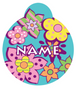 Flower Power HD Dog ID Tag