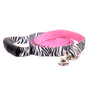 Zebra Black Uptown Dog Leash