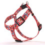 Festive Butterfly Red Step-In Dog Harness