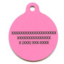 Chevron Watermelon HD Dog ID Tag