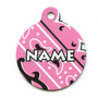 Bandana Pink HD Pet ID Tag