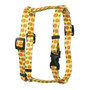 Pineapples Yellow Roman Style H Dog Harness