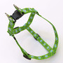 Argyle Lime Step-In Dog Harness