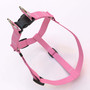 Light Pink Simple Solid Step-In Dog Harness