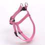 Light Pink Simple Solid Step-In Dog Harness