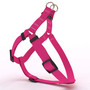 Magenta Simple Solid Step-In Dog Harness