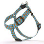 Pineapples Blue Step-In Dog Harness