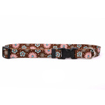 Personalizable Custom Dog Collar, Flowers | Yellow Dog Design