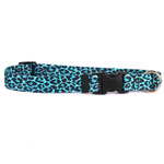 Personalizable Custom Dog Collar, Leopard Print | Yellow Dog Design