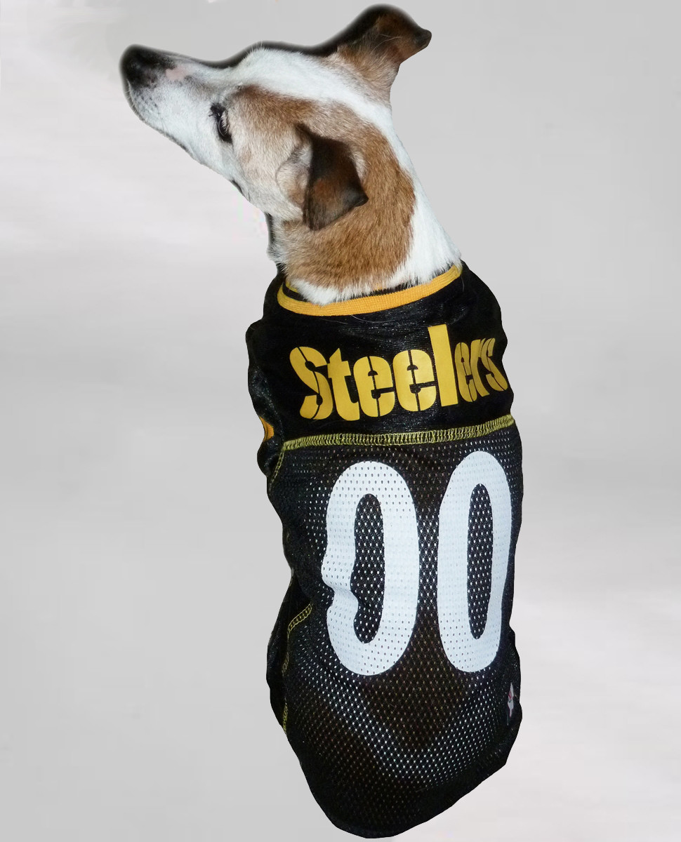dog steelers jersey