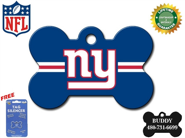 Quick-Tag NFL Military Personalized Dog ID Tag, Large, New England Patriots