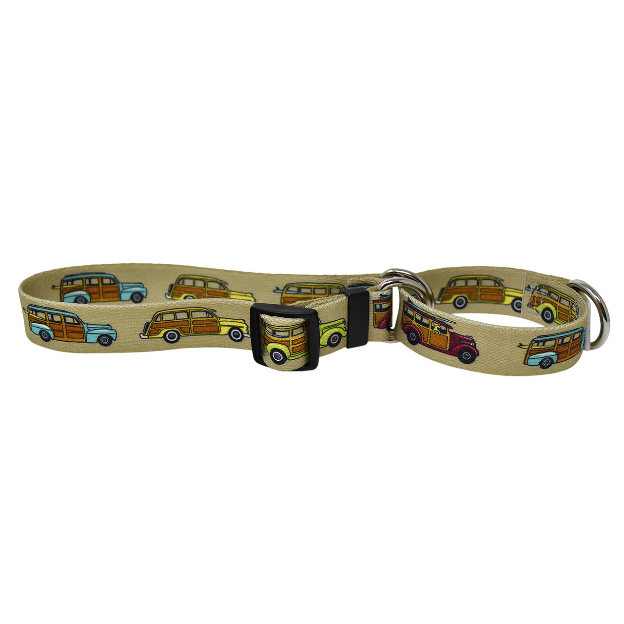 Personalizable Custom Martingale/Slip Pet Collar, Beach Vacation