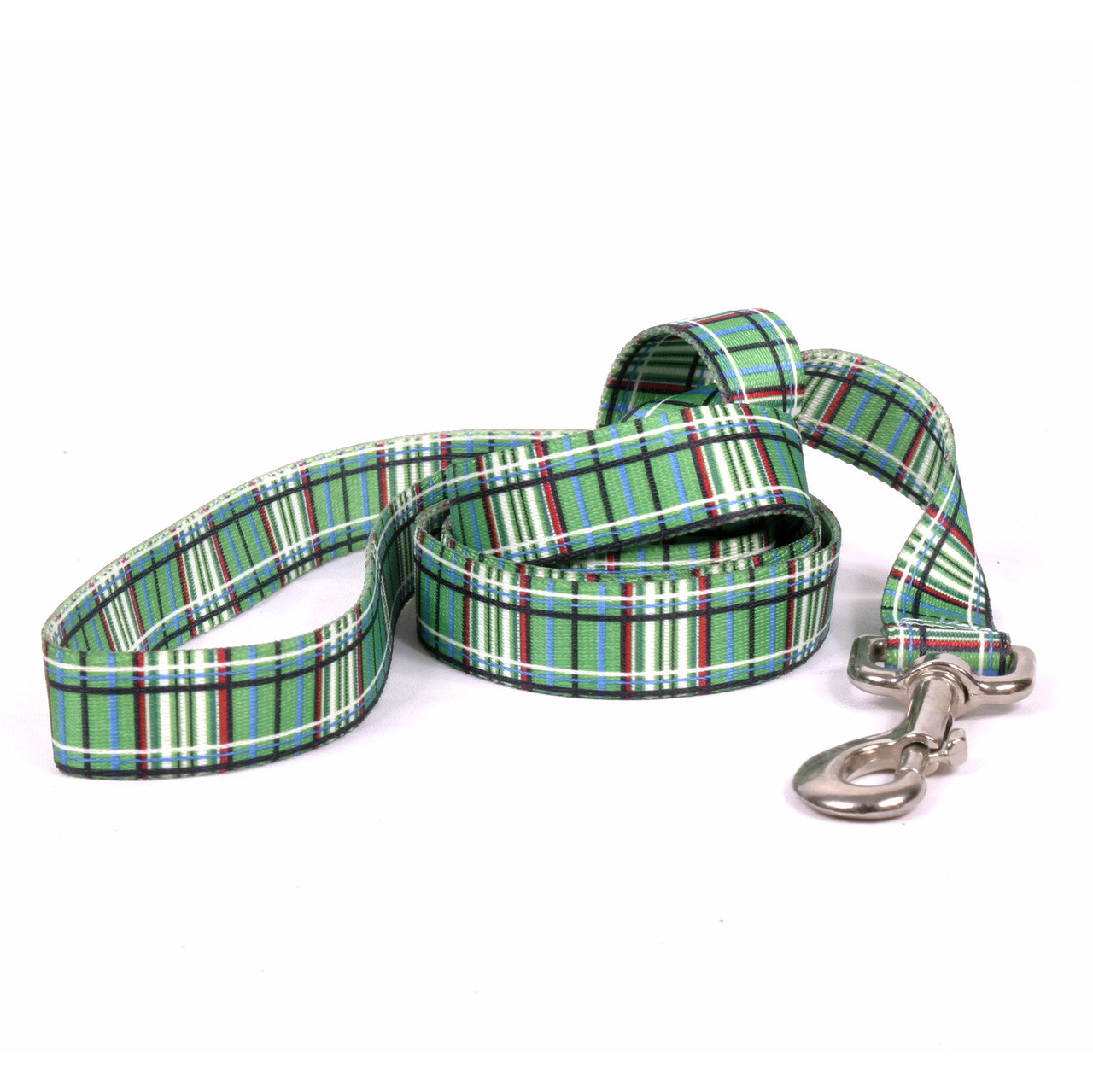 Tartan dog shop collar and lead