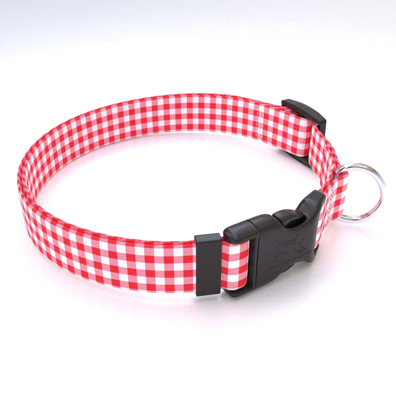 Gingham Dog Collar