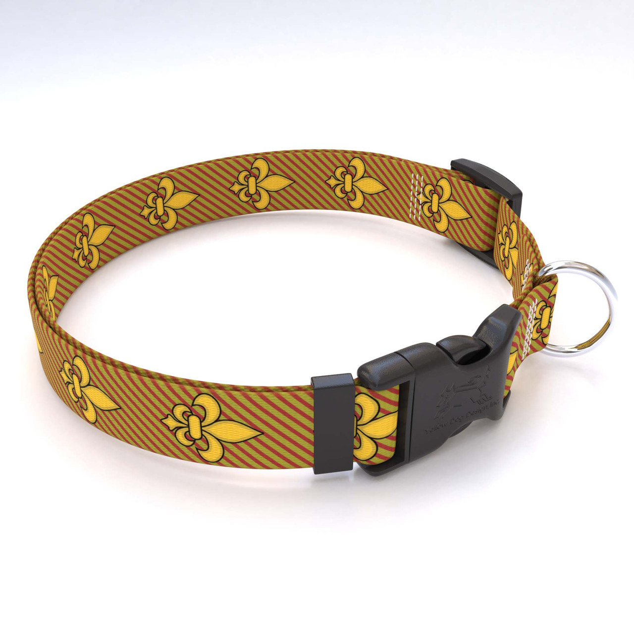 Fleur de Lis Gold Dog Collar by Yellow Dog Design, Inc - Order