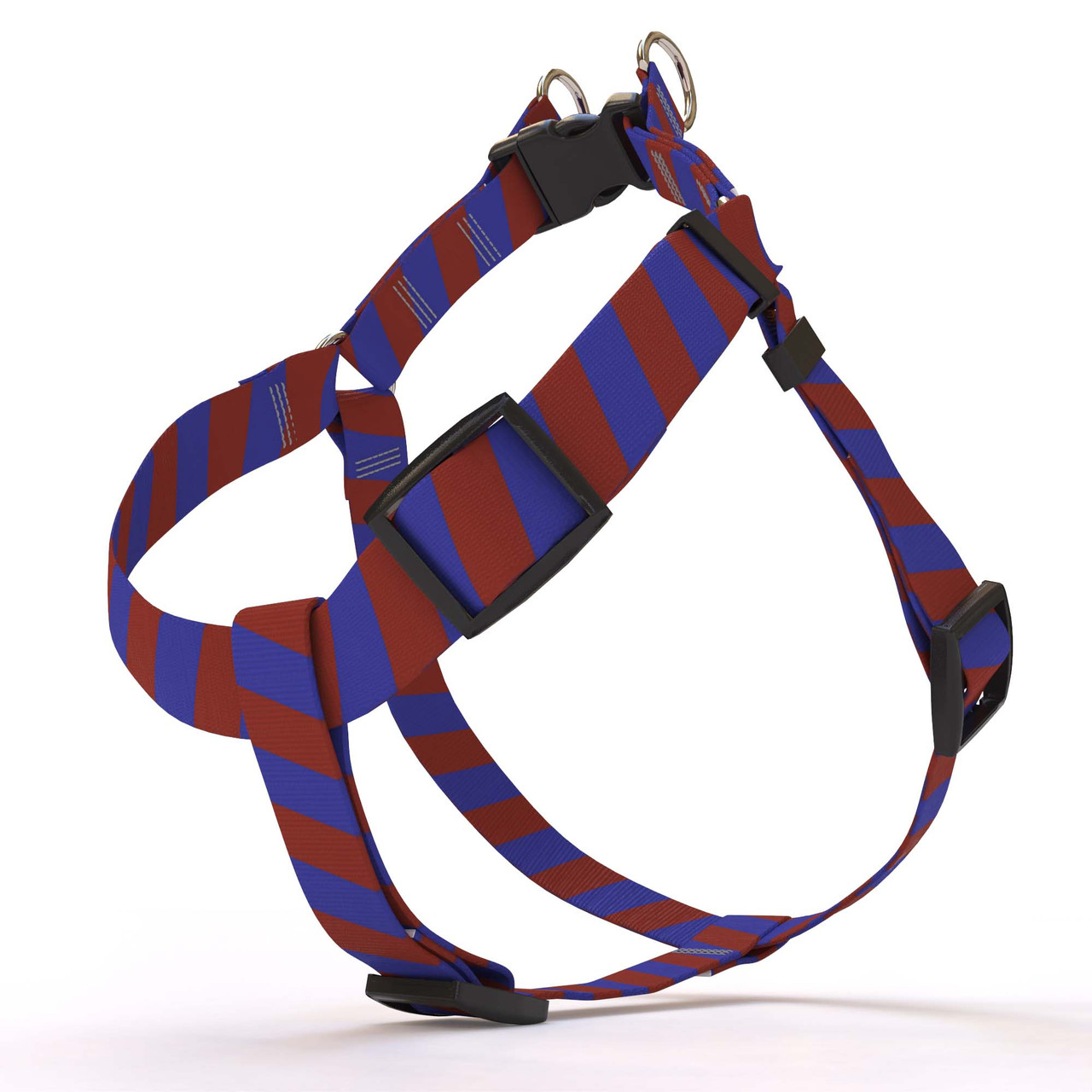 Plain Step in Luxury Dog Harness - Blues & Purples