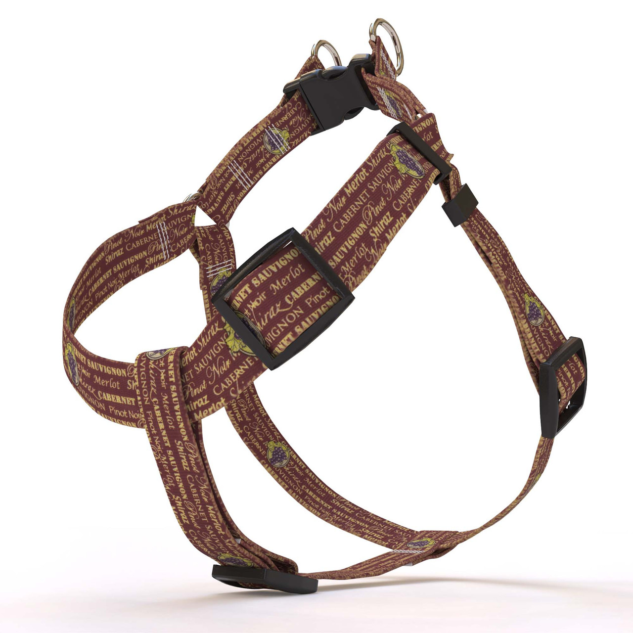 Merlot Harness - Merlot leather harness for dogs