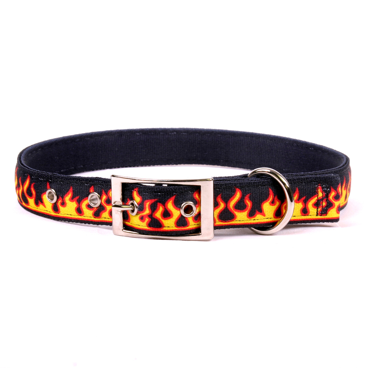 Red Flames Uptown Dog Leash