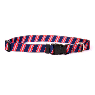 Team Spirit Navy, Red and Gray Break Away Cat Collar | Hot Dog Collars