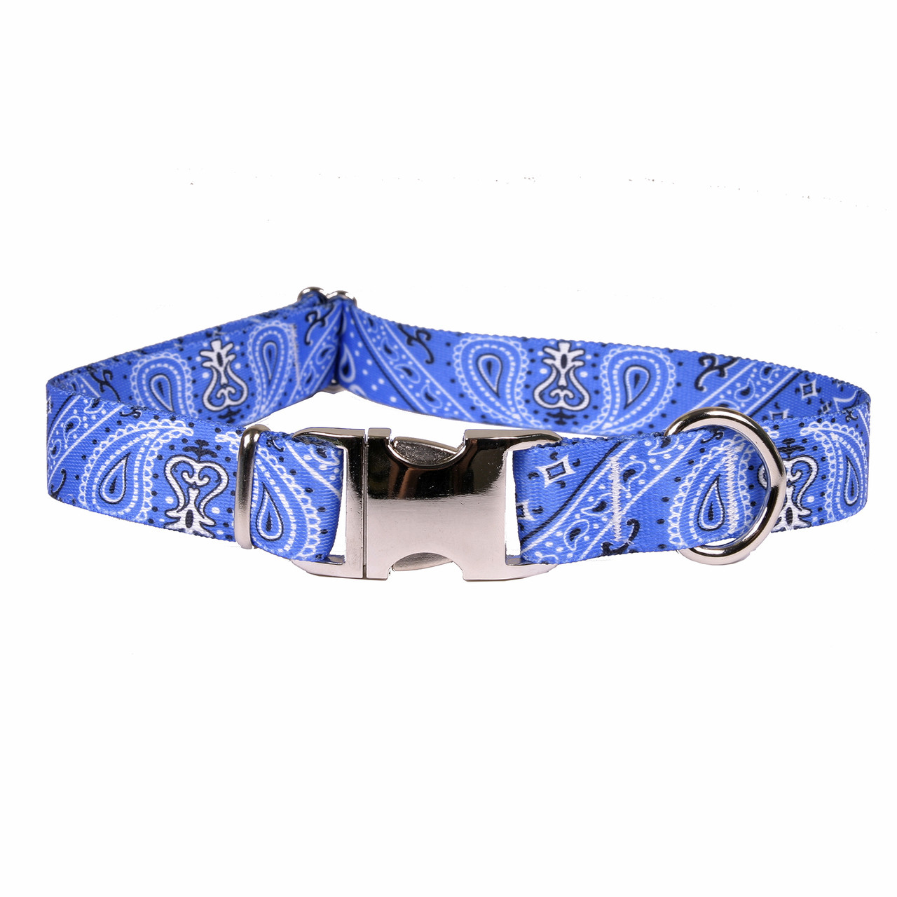 blue bandana dog collar