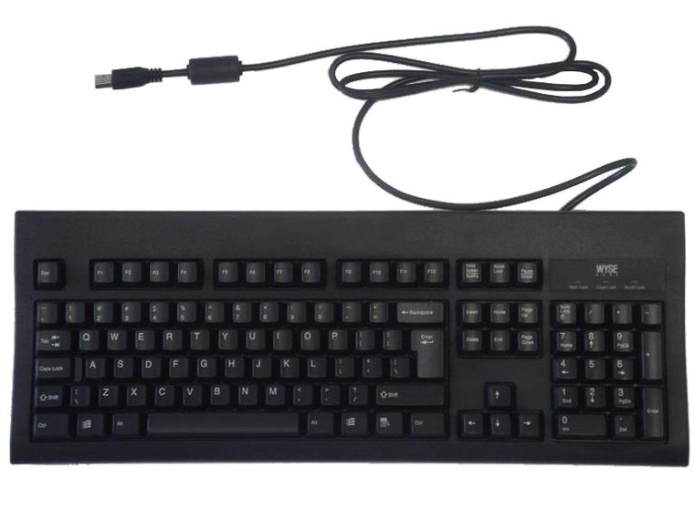 Dell Wyse Keyboard, IEPC, International, USB, w/ PS2, Black, 901715-34