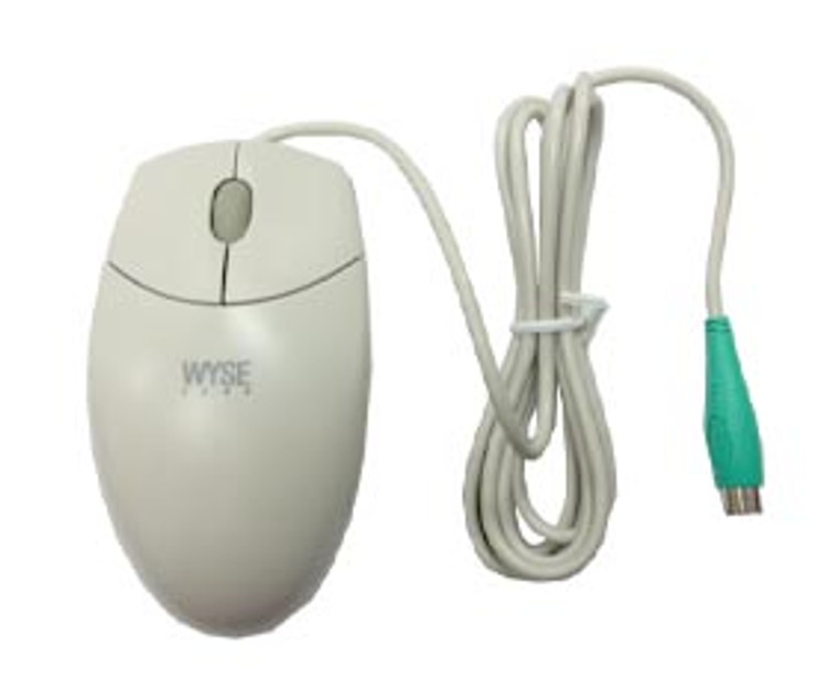 Dell Wyse Mouse, PS2, 3 Button, Ball, Beige, 770411-01