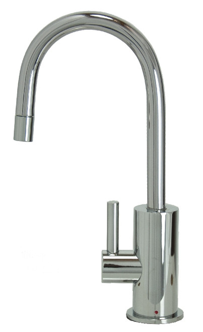 MT1840-NL/PVDBRN Francis Anthony Brushed Nickel HOT Faucet w/ Contemporary Round Body & Handle