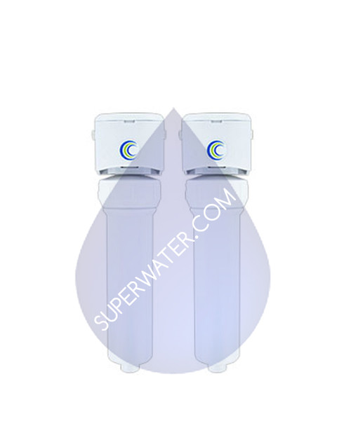 W9332429 AquaCera EcoFast Twin Quick Change Filter System With Install Kit (Multimedia and CeraCarb Cartridges)