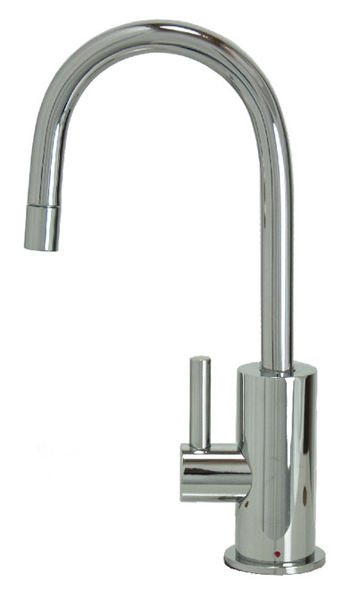 MT1840-NL/PVDPN Francis Anthony Polished Nickel HOT Faucet w/ Contemporary Round Body & Handle