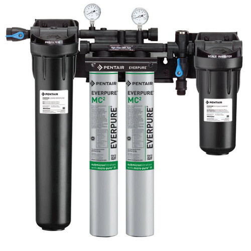 EV9330-42 $943 Pentair Everpure High Flow CSR Twin-MC² Water Filtration System