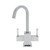 MT1501-NL/BRN Mountian BRUSHED NICKEL Contemporary Hot/Cold Square Body and Handles Faucet 1