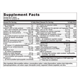 Multigenics Intensive Care without Iron by Metagenics Ingredients Label