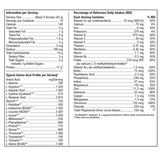 UltraMeal Advanced Protein (Dutch Chocolate) by Metagenics Ingredients Label