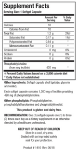 Phosphatidylcholine by Biotics Research