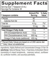 Orthomega Liquid Fish Oil by Ortho Molecular