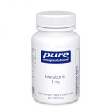 Melatonin 3mg 60 capsules by Pure Encapsulations