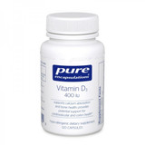 Vitamin D3 400 iu by Pure Encapsulations (120 Capsules)