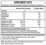 Extracellular Ketones by Systemic Formulas