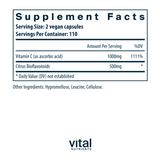 Vitamin C with Bioflavonoids by Vital Nutrients 100 count