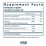 Osteo-Nutrients (with Vitamin K2-7) by Vital Nutrients