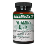 Vitamin D3 K2 90 Vegetable Capsules by NutraMedix