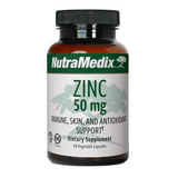 Zinc 50 mg 60 Vegetable Capsules by NutraMedix